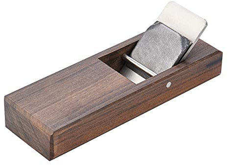 Mini Taschenhobel aus Holz, Japanische Blockhobel für Schreiner Tischler Rasierer (Länge 180 mm, Klingenbreite 44 mm)