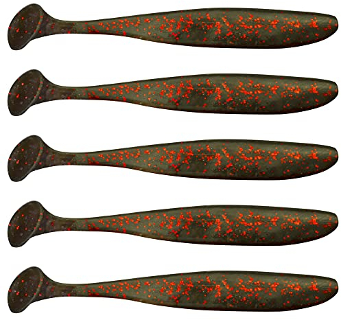 Senshu Breazy Shiner 5,0cm - 1,05g - 5Stück - Motoroil Pumpkin | Gummifische