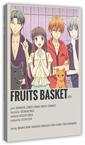 Anime Fruit Basket Poster 15 Canvas Poster Bedroom Decor Sports Landscape Office Room Decor Gift Frame-style 16x24inch(40x60cm)