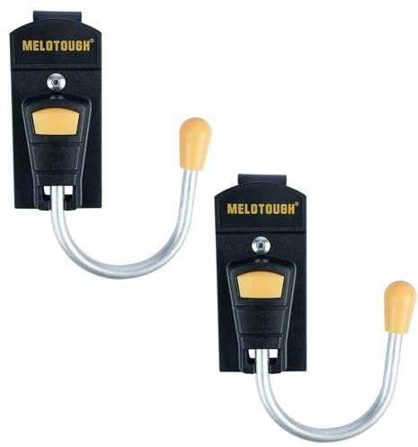 MELOTOUGH Holster de ceinture à outils pour perceuse sans fil avec clip en métal (jaune, 2 pièces)