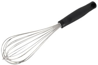 METRO Professional Frusta da cucina, acciaio inox/polipropilene/termoplastica, con 8 aste, manico ergonomico antiscivolo