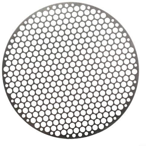 Runder Edelstahl-Grillrost, rundes Grillnetz, Drahtgeflecht, Gestell für Outdoor-Camping, Kochgeschirr, runder Grillrost (26 cm)