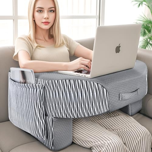 Babenest Reading Pillow for Lap, Armrest Gaming Pillows for Working