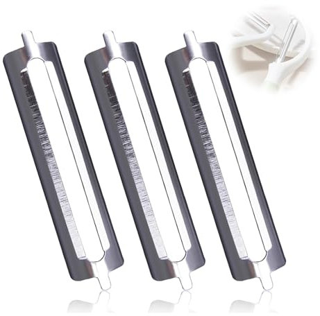 AzureRay 3 Piezas Pelador de Espárragos con Hoja de Repuesto - Pelador Universal de Verduras para Patatas y Pepinos