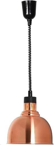 SdaryWare Lampe chauffante Suspendue pour Aliments, Lampe chauffante pour Buffet, Lustre en métal pour Chauffe-Plats commerciaux, empêche Les Aliments de Refroidir, équipement