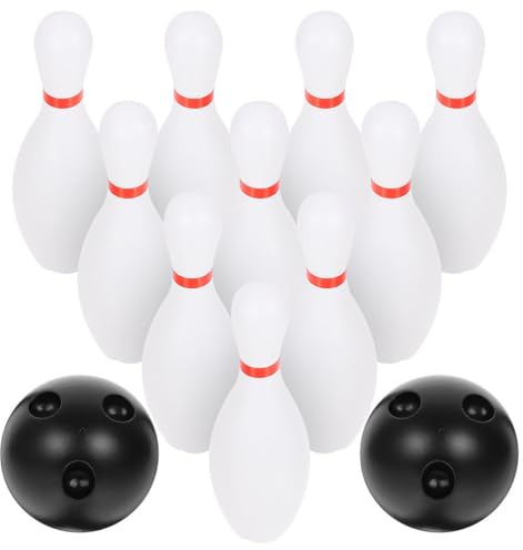 BESPORTBLE Children Bowling Set Toddler Bowling Toys Indoor Outdoor Sports Large 16cm Balls 10 Pins Educational Game for Kids