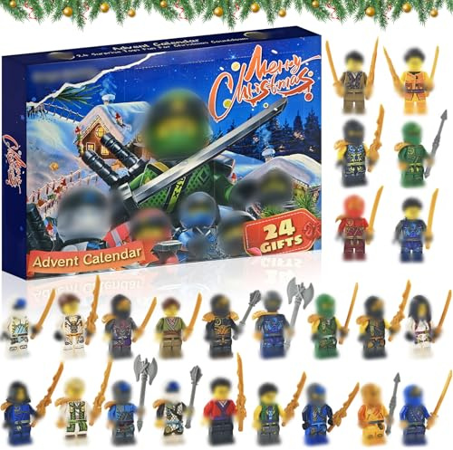 Adventskalender 2025 - Weihnachten Spielzeug mit 24 Überraschungen - 24 Minifiguren und viel Zubehör - Kinder Spielset,Adventskalender Spielzeug,Weihnachtsgeschenke für Mädchen und Jungen ab 7 Jahren