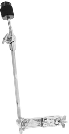 HAMPPLIES Soporte para Platillo Splash con Brazo de Extensión Resistente Abrazadera de Montaje para Batería Accesorio de Percusión Duradero y Fácil Instalación para Músicos