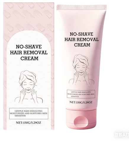 Haarentfernungscreme, Sanfte Haarentfernung, Enthaarungscremes Gesicht, Enthaarungscreme Intimbereich, Hair Removal Cream, Spendet Feuchtigkeit und Pflegt die Haut, Geeignet für Körper (1pc)