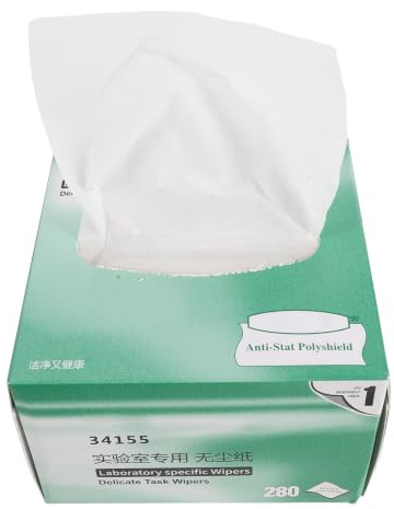 MAJORMENCH 1 Låda Anti-static Industrial Wipes Precision Electrostatic Cleaning Paper For Sensitive Electronics Camera Lenses Eyeglasses And Cleanroom Use
