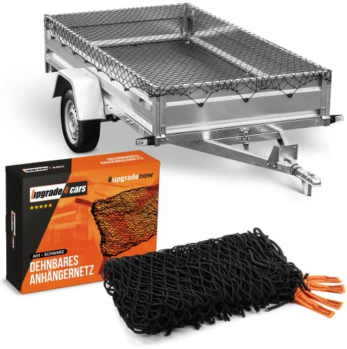 Rete per Rimorchio Elastica 1-2 x 2-3 Metri | Rete di Copertura per Carico | Rete Trasporto Carrello appendice in Gomma | Accessori Auto Universale