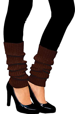 Oblique Unique® Sexy Damen Bein Stulpen Strümpfe für 80er Jahre 80s Motto Party Fasching Karneval Tanzen Aerobic Kostüm Accessoires