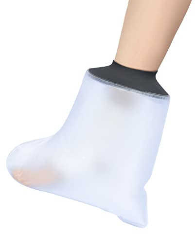 Toothbace 32Cm Protezioni Per Gesso Coperture Impermeabili Per Gamba Della Doccia Protezione Piede Doccia Coprigesso Gamba Adulto Per Punta Per Vasca/Mantieni Ferite E Bende Asciutte