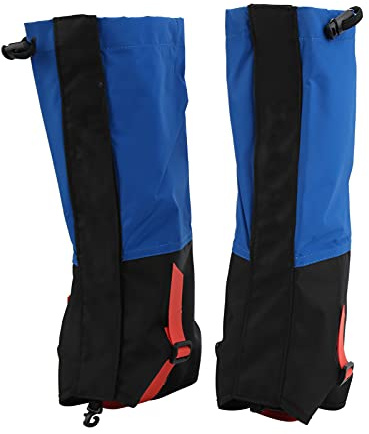 Psytfei Leg Gaiters for Kids Waterproof Snow Gaiters for Hiking Shoe Gaiters for Boys and Girls Children Boot Gators Suitable for Camping Desert Crossings(Blue)