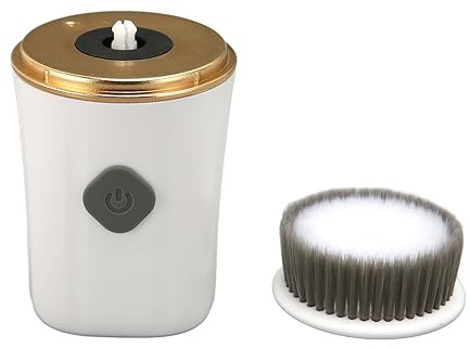 Brosse Nettoyante pour le Visage 2 en 1, épurateur électrique pour le Visage, Rechargeable par USB, Poils en Silicone Souple, Brosse Nettoyante Exfoliante pour la Peau