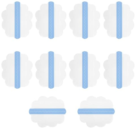 Lot de 10 pansements anti-frottement pour l'intérieur de la cuisse - En forme de fleur - Bande de protection invisible contre l'abrasion