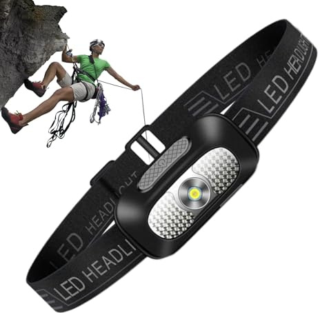 Salyeeluly Luces frontales LED, faros recargables,Luz de diadema para