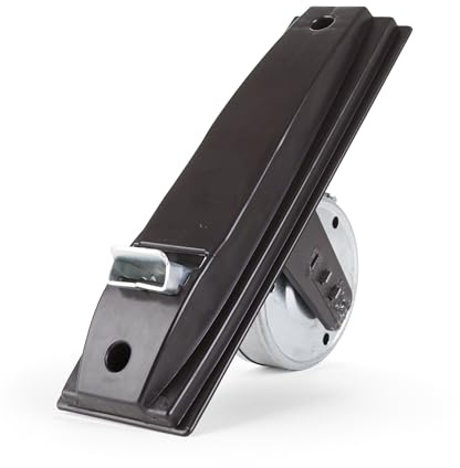 IdeaGenesis - Recogedor persiana para Empotrar en obra | Enrollador persiana con muelle tensor duradero | Sistema Universal (Marrón sin cinta, Grande)