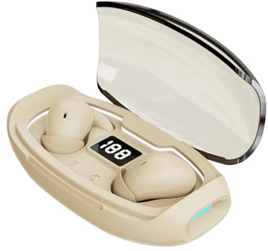 Invisible Sleep Small Earbuds Wireless Bluetooth 5.4 ANC Noise Cancelling Hidden Earphones In Ear Soft Headphones for Side Sleeping Comfortable Small Mini Ear Buds for Men Women Work Sport HD Call
