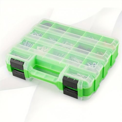 FACAIIO Cloison amovible double face pour boîte à outils en plastique, écrous, boulons, vis, clous et petites pièces