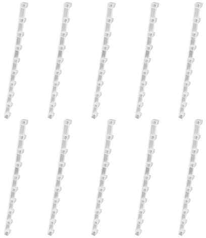 PAMINGONO 10 Stück ABS Abstandshalter für Bienenstockrahmen Kunststoff Wabenteiler für Imkerei Leicht Langlebig Einfache Montage Imkereizubehör für Präzisen Rahmenabstand