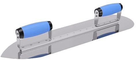 YWBL-WH Paleta de Piscina de Doble, Paleta de Enlucido de Acero Inoxidable para Alisar Bordes y Rellenar Juntas en la Construcción de Paredes, Techos y Suelos
