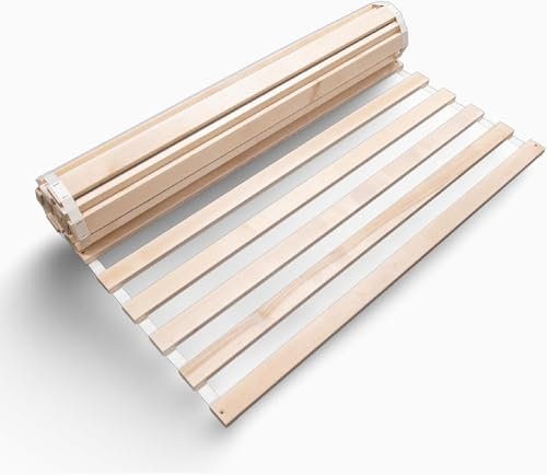 ESTADESIGN Standard Rollrost – Lattenrost 140x200cm fertig montiert I 100% nachhaltiges Birkenholz I FSC®-Zertifiziert I Für zuverlässige Stabilität und täglichen Komfort I Tragkraft bis 500 kg