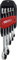 KS TOOLS Juego de llaves combinadas de carraca DUO GEARplus con función de carraca en la llave fija, 5 pzs. 503.5205 Couleur