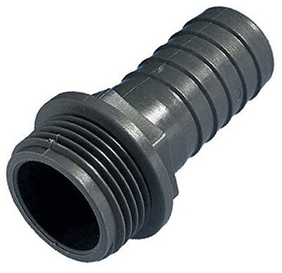 Pisces Male BSP hosetail Connector 50mm Barb to 2(in) Thread for Pond and Garden Hose Tubing