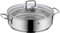 WMF Dampfgarer, Bräter mit Deckel backofengeeignet 5l, Induktion, Glasdeckel, Garthermometer, Garblech, Cromargan Edelstahl