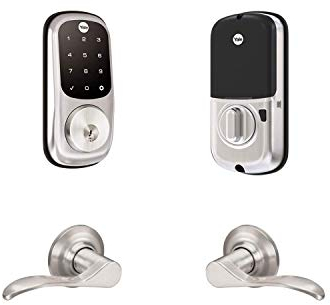 Yale Security B-YRD226-NR-NW-619 Yale Assure Lock Norwood Touchscreen-Riegel mit passendem Hebel, satiniertes Nickel