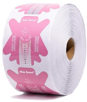 Mia Secret Discovery Nail Form, 500 PCS - Acrylic Nail Forms, Acrylic/UV Gel Nail Extension Forms - Guide Stickers