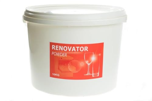 We Can Source It Ltd – Renovate Powder 10kg for Glasswashers & Dishwashers – Gently Cleans Glasses & Dishes, Removes Stains & Grease – Restores Shine, Safe & Non-Caustic, Phosphate-Free