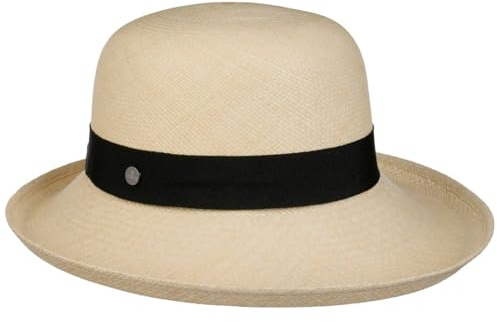 LIERYS Pasadena Panama Aufschlaghut Naturfarbener Asymmetrischer Hut UV-Schutz 50+ Damen Frühjahr Sommer