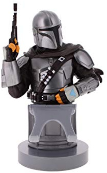 Cableguys Star Wars The Mandalorian Controller Halter & Handy Ständer - Gaming Zubehör für Zimmer und Schreibtisch-Setup, Ständer Kompatibel mit Xbox-, PlayStation- & den meisten Standard-Controllern