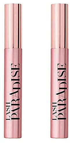 L'Oréal Paris – Lash Paradise - Mascara Volume et Longueur - Teinte : Noir (01) - 6,4 ml - Lot de 2