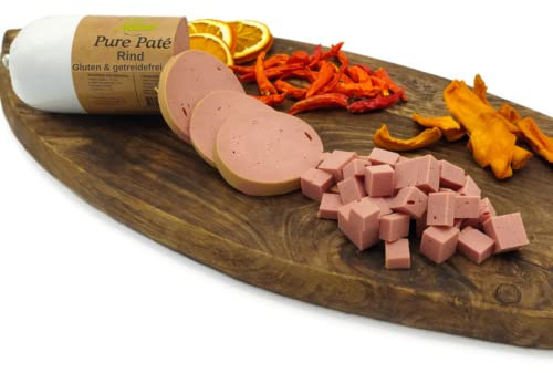 Paw Natural Saucisse pour chien résistante aux coupures | 3 x 400 g de saucisse de bœuf | sans gluten et céréales | à partir de viande fraîche d'animaux sains