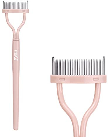 MSQ Eyelash Comb Lash Separator Tool Makeup Mascara Applicator Eyelash Brush Lash Grooming Brush Tool
