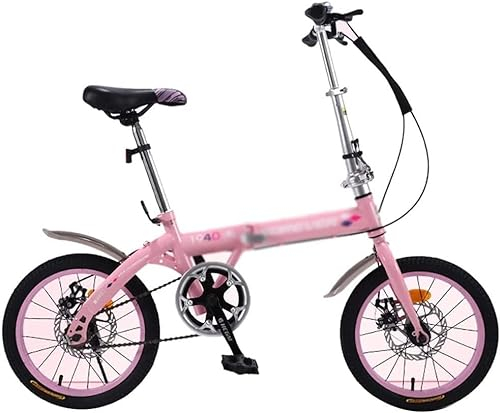 Kcolic 16-Zoll Falträder, Studentenfahrrad, Jungenfahrrad, Faltrad, leichtes Fahrrad, Geschenk für Kinder A,16inch