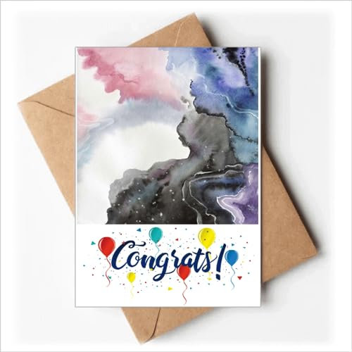 Tinte Aquarell Schattierung Hochzeit Karten Glückwunsch Gruß Umschläge