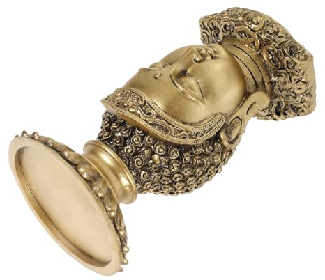 ABOOFAN Leuchter Halloween Dekoration Halloween-Dekoration Buddha-Statue Stumpenkerzenhalter Kegelkerzenhalter Kerzenhalter für Tischdekoration Butterlampenfassung Schreibtisch Ornamente