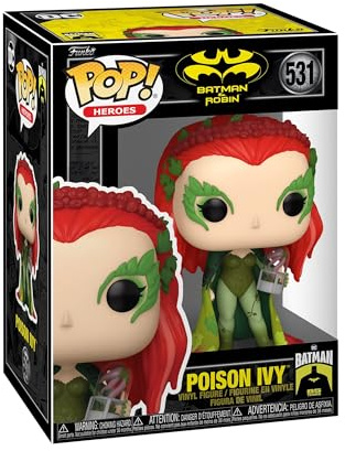 Funko Pop! Movies: Batman & Robin (1997) - Poison Ivy | Merchandising Oficial de Superheroes - Figura de Vinilo Coleccionable para Decoración - Regalo Friki de Cumpleaños
