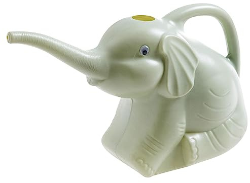 2 macetas de riego de Elefante, de Animales, pequeña, Boquilla Larga, de Elefante, para el hogar, jardín, césped, Herramienta de jardinería Creativa, Color Verde
