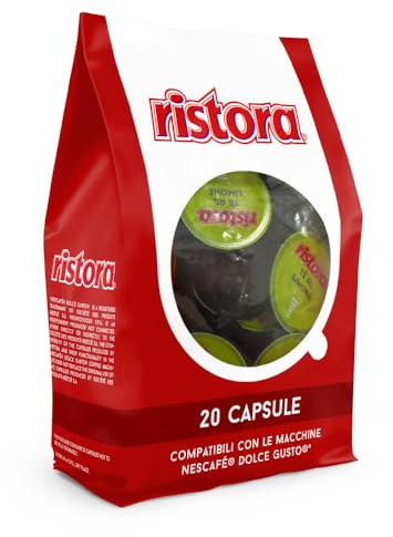 Ristora 100 Capsule Tè Limone Compatibile con Nescafé Dolce Gusto