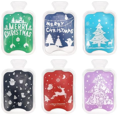 6 Stück Taschenwärmer Handwärmer, Taschenwärmer Wiederverwendbar, Handwärmer Knicken Klein Weihnachten, Wärmer Fingerwärmer, Taschen Wärmer für Kinder Frauen Mann