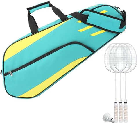 Tennistasche für 3 Schläger – funktionale Tennisschläger-Tragetasche, vielseitige Aufbewahrung für Sportschläger | Professionelle Tennisausrüstungstasche, reisefreundliche Schlägertasche, leichter