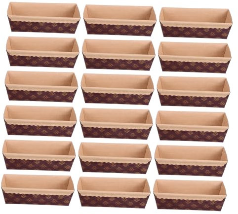 TOPBATHY 25piezas Moldes De Papel Para Pan Unidades Mini Moldes Desechables Para Hornear Pan Casero Decorativos Para Panettone y Muffins