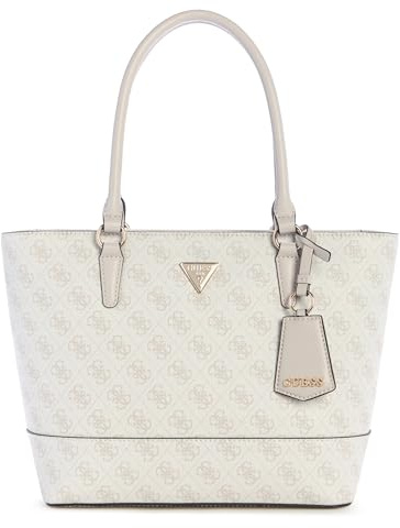 GUESS Tragetasche mit Sarai-Logo, Reißverschluss oben, Knochen-Logo, Einheitsgröße
