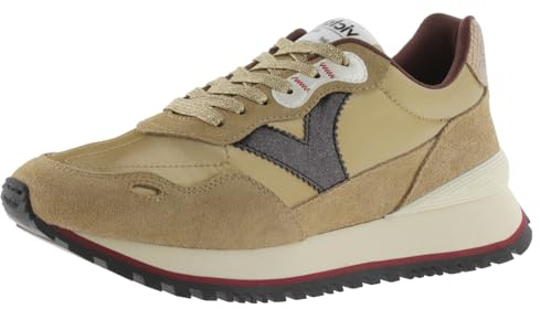 victoria Basket Viento Nylon Metalizado & Piezas Serraje Al Tono & Suela Dentada 1157115 para Mujer