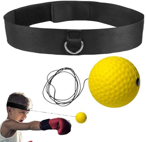 Generico Palline riflesse per Allenamento di Boxe, Palline di Reazione per Allenamento di Boxe,Set di Palline React con Fascia per da per Bambini | Attrezzatura da Palla reattiva p